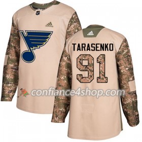Adidas Maillot de Hockey St. Louis Blues Vladimir Tarasenko 91 2017-2018 Camo Veterans Day Practice Authentic - Homme